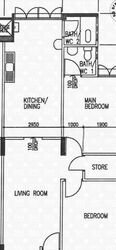 Blk 297 Big Mac Centre (Tampines), HDB 3 Rooms #634654701